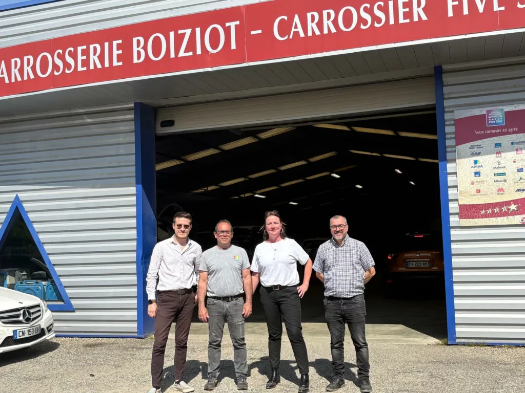 succès d'une vente de carrosserie par pme partner