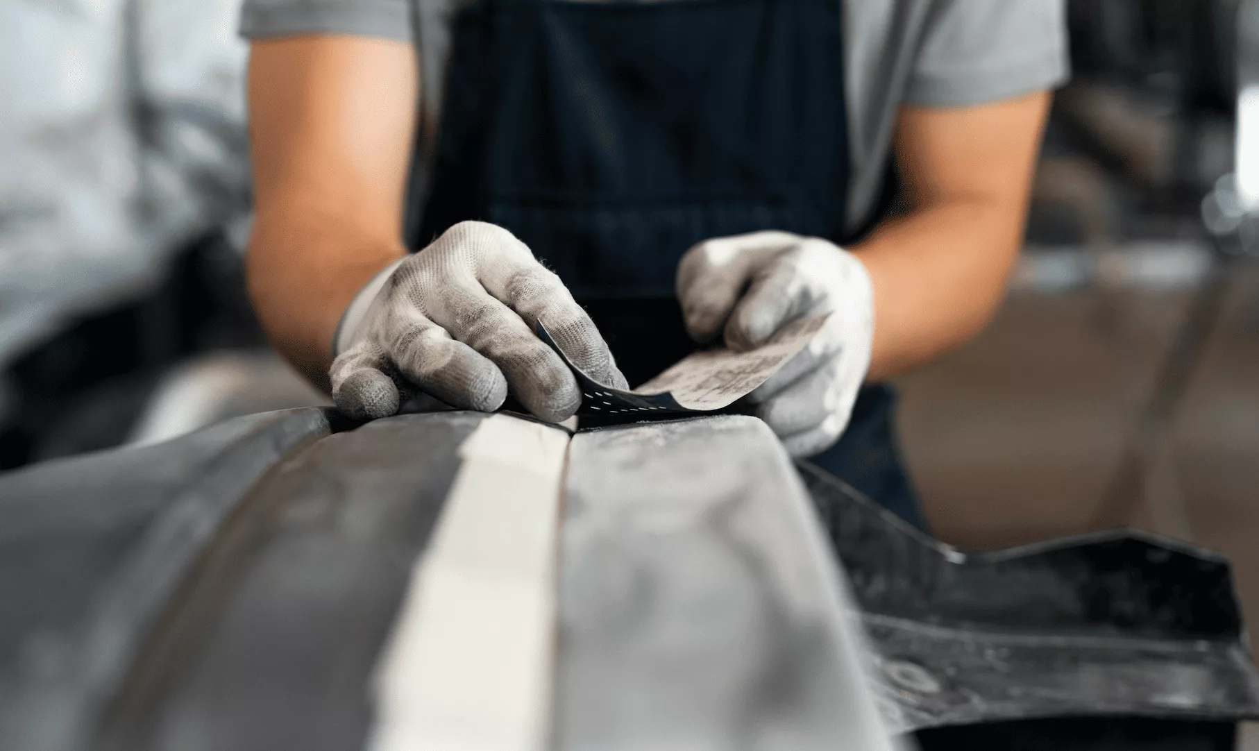 matériel de carrosserie peinture équipant l'atelier de 1800 m2 dans le Val-d'Oise